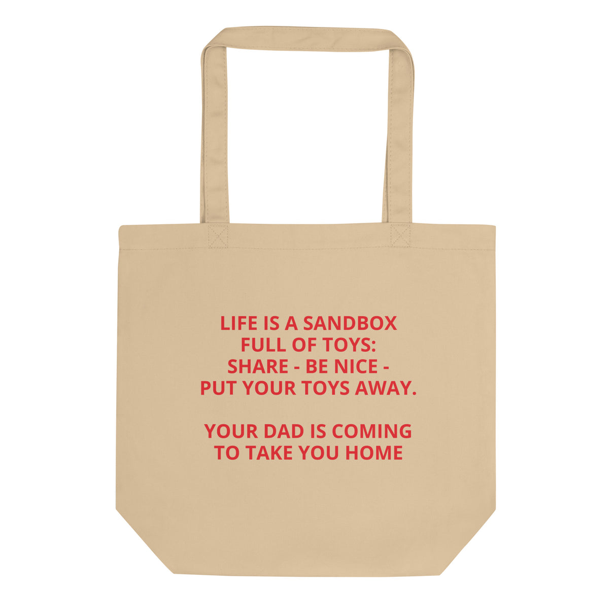 SANDBOX TOYS Eco Tote Bag