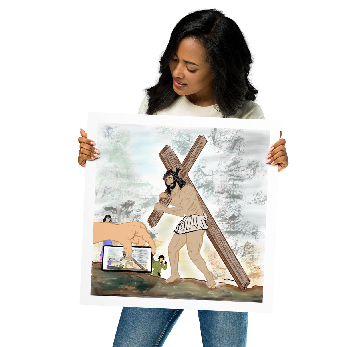 CARRYING THE CROSS Poster