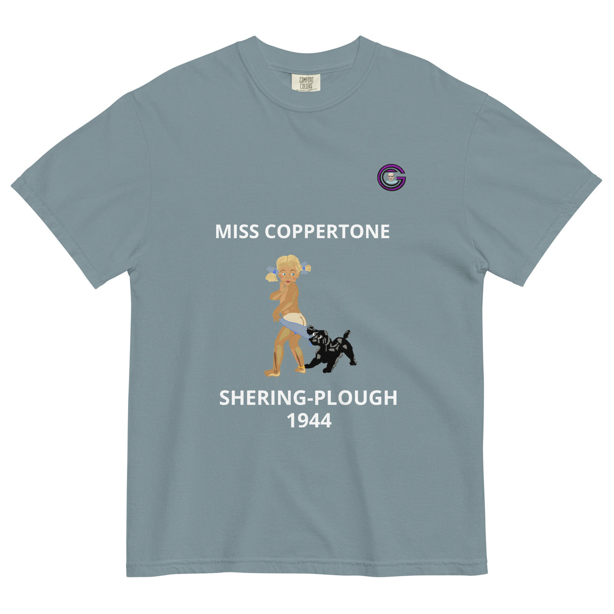 LITTLE MISS COPPERTONE heavyweight t-shirt