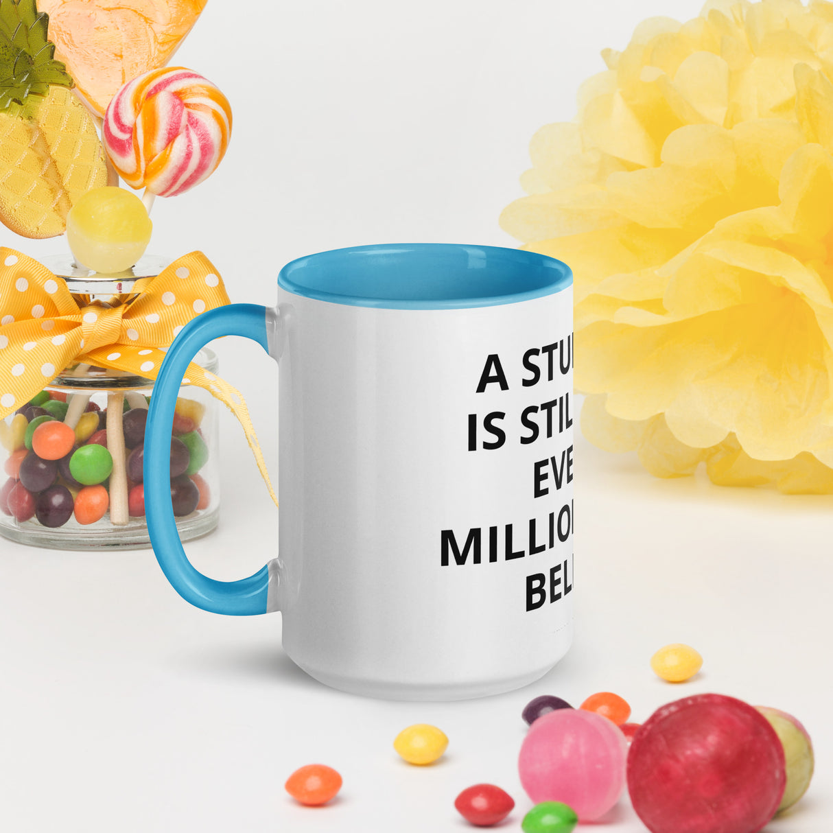 STUPID IDEA Mug with Color Inside