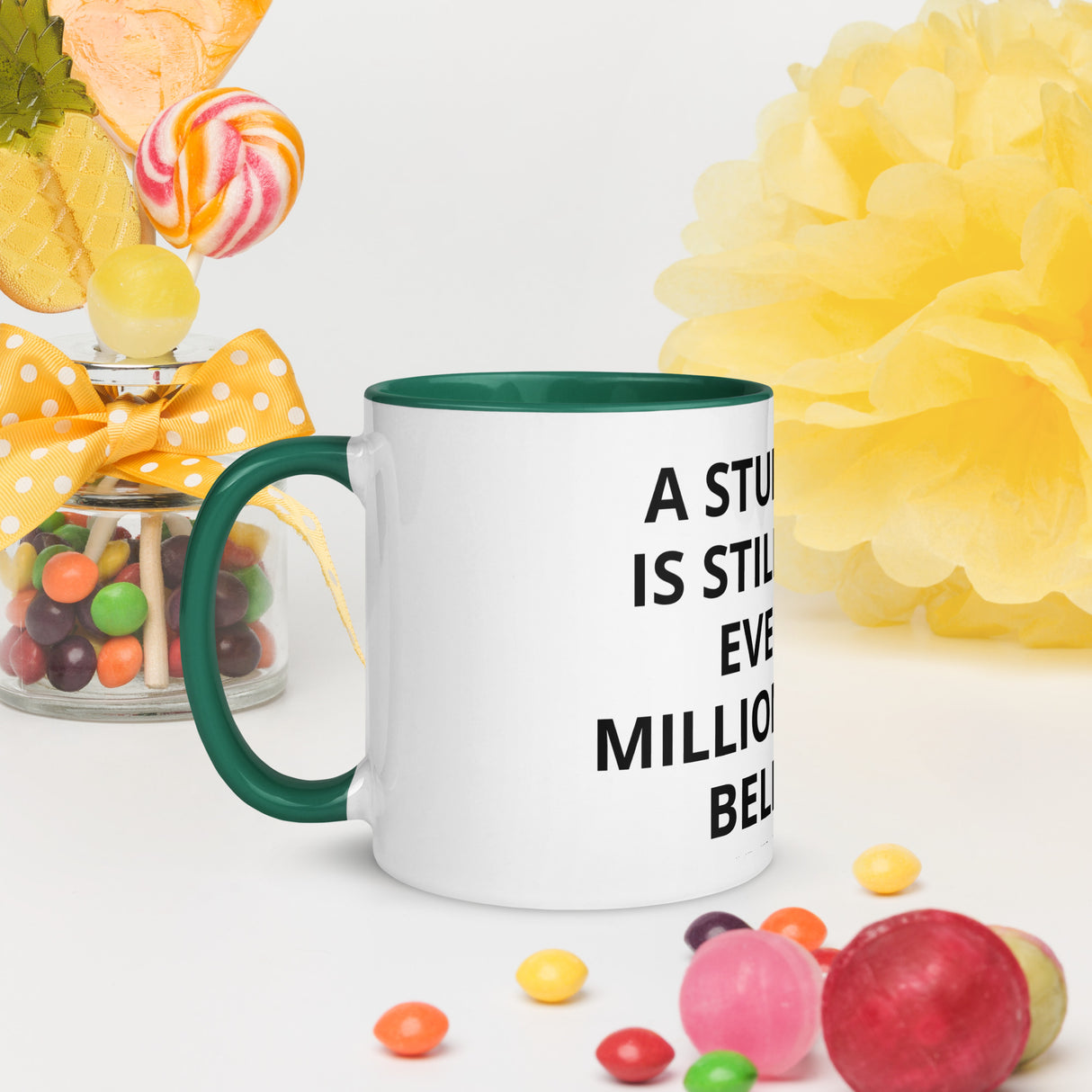 STUPID IDEA Mug with Color Inside