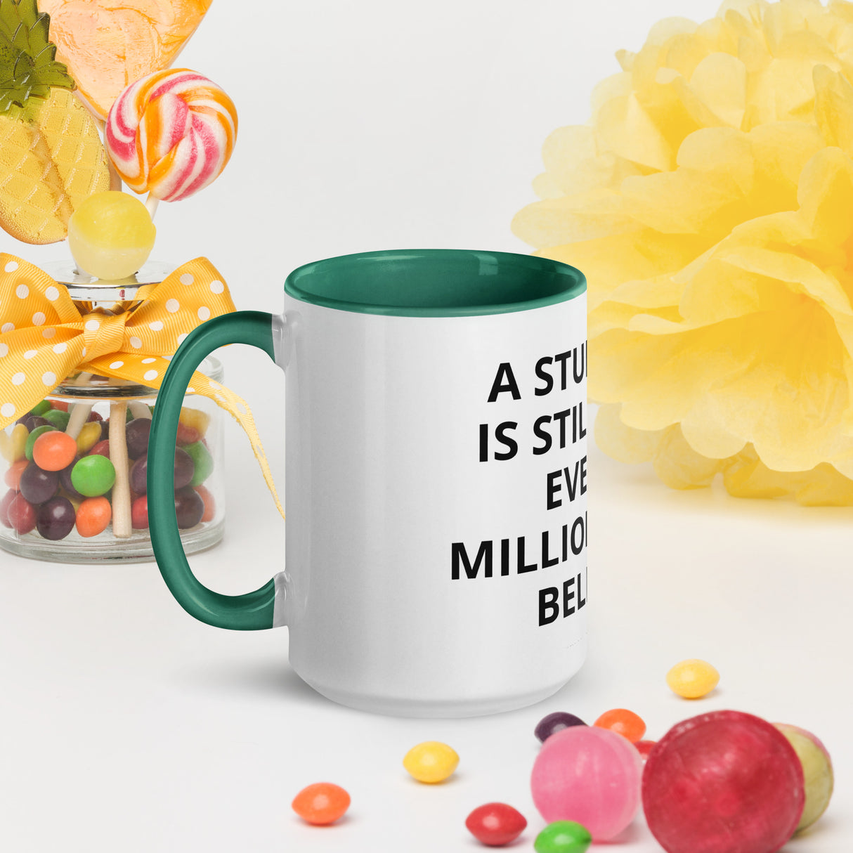 STUPID IDEA Mug with Color Inside