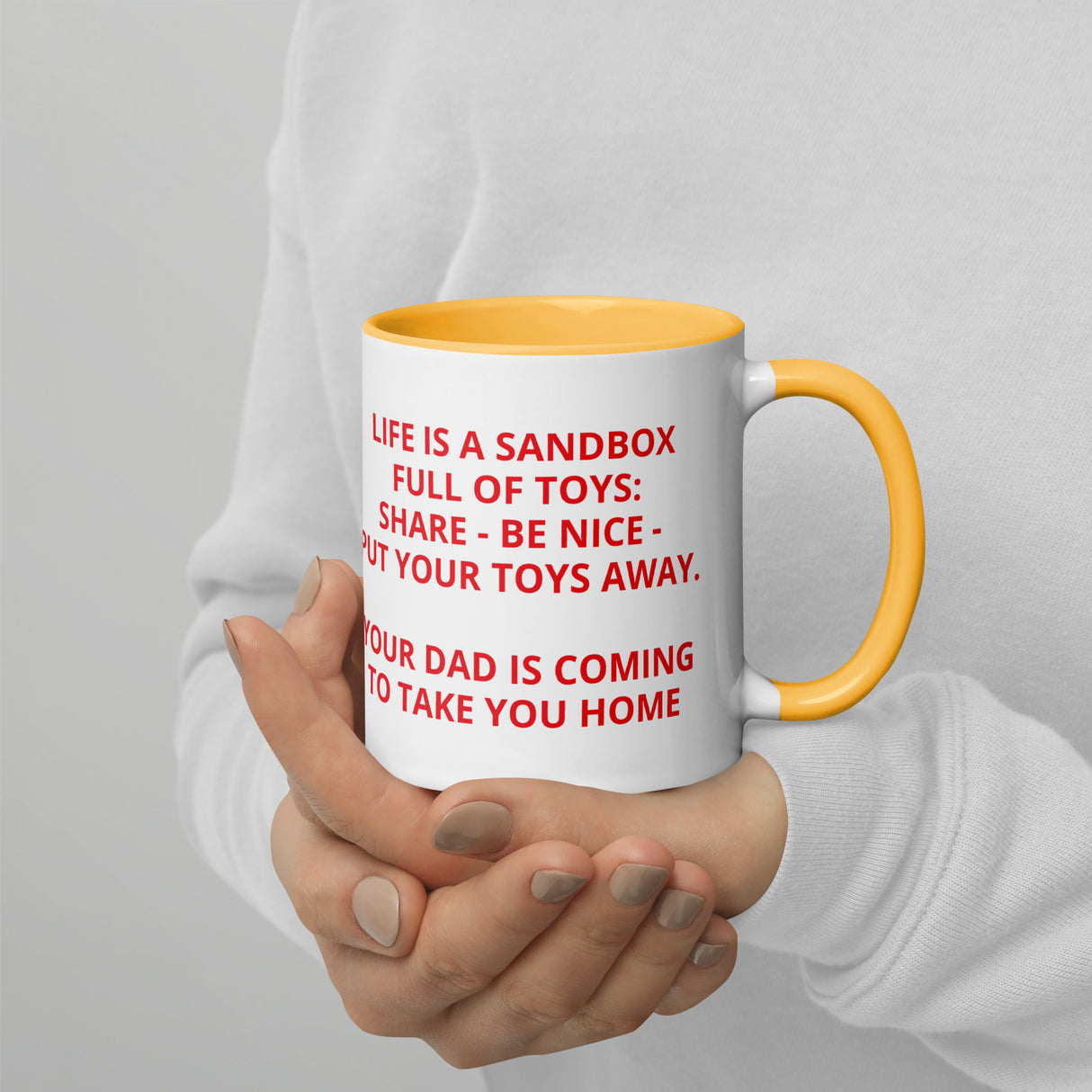 SANDBOX BULLY Mug with Color Inside