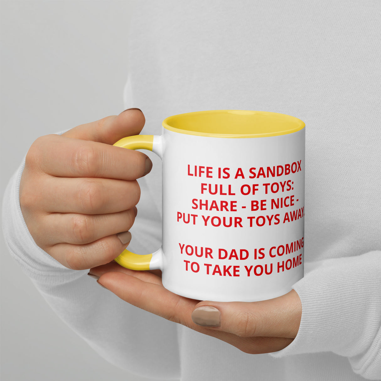 SANDBOX BULLY Mug with Color Inside