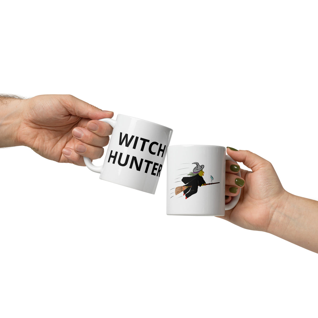 WITCH HUNTER White glossy mug