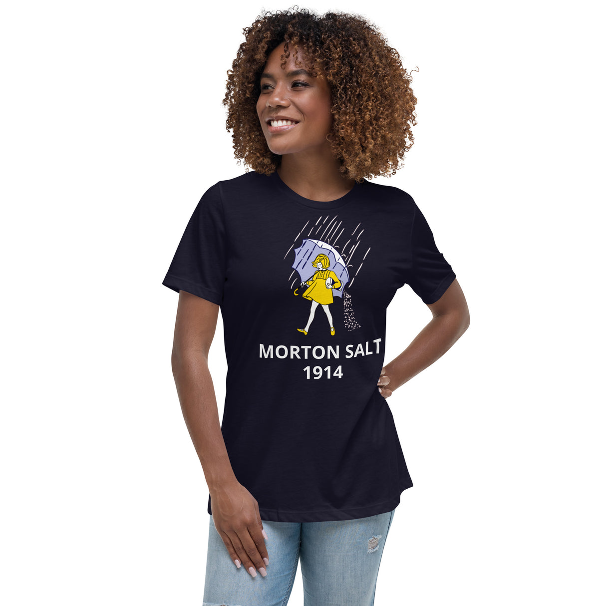 MORTON SALT GIRL Women's Relaxed T-Shirt