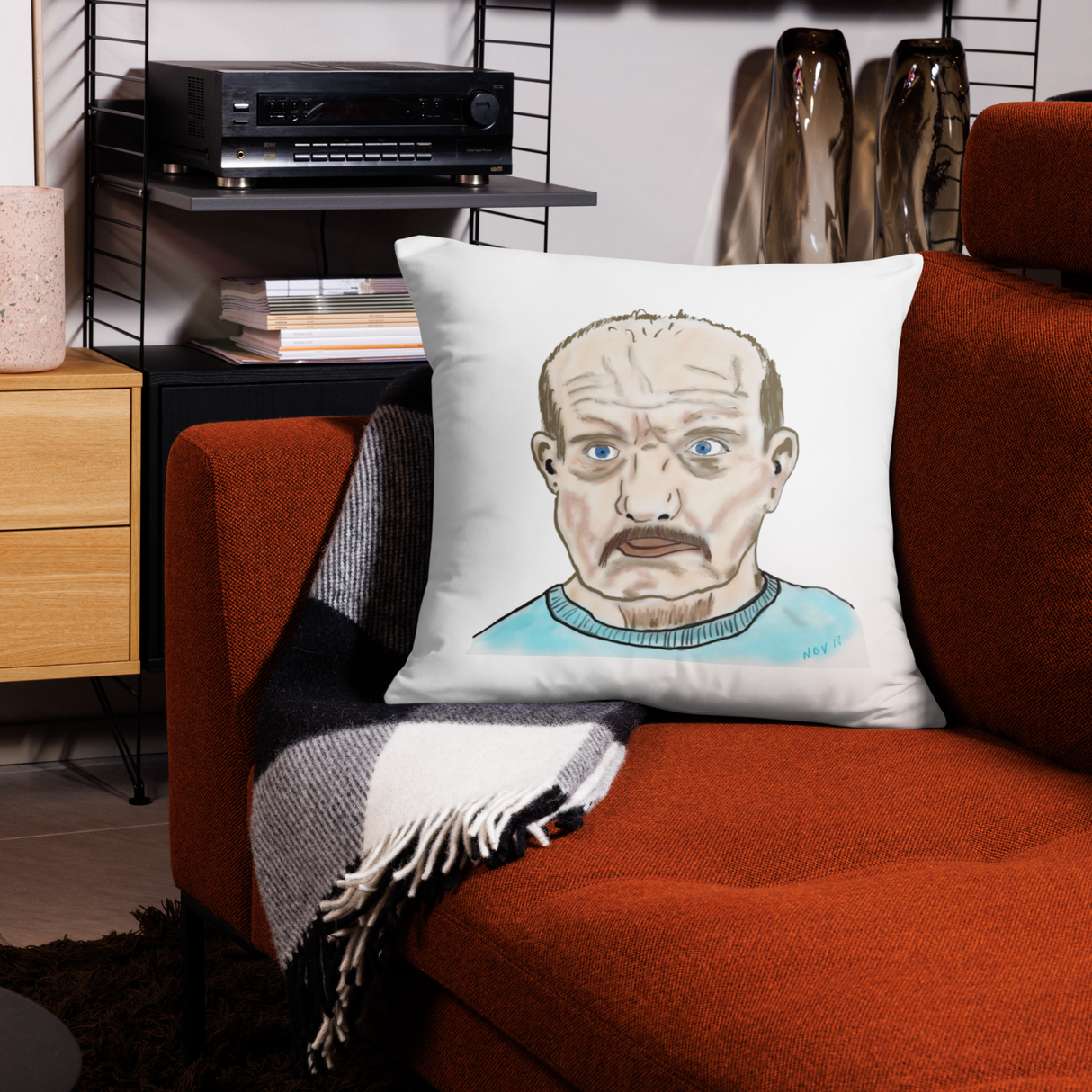 Grandpa Grumps Pillow Case