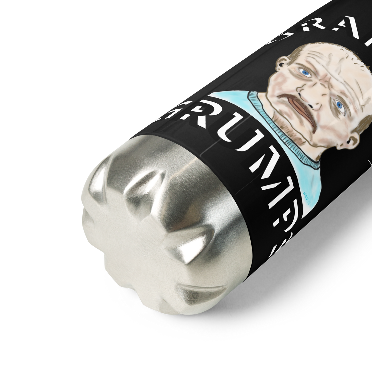 Grandpa Grumps Stainless Steel Water Bottle