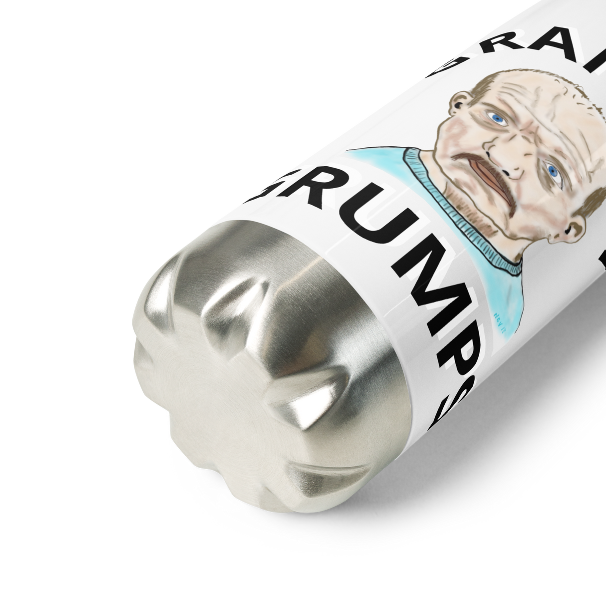 Grandpa Grumps Stainless Steel Water Bottle