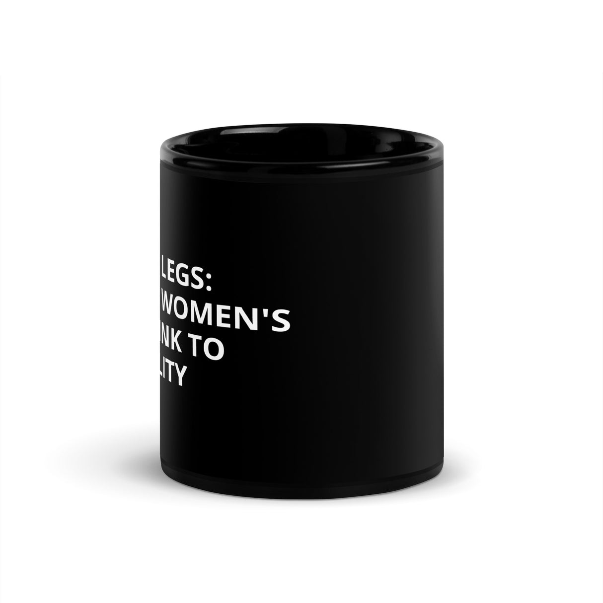 HAIRY LEGS BLACK MUG