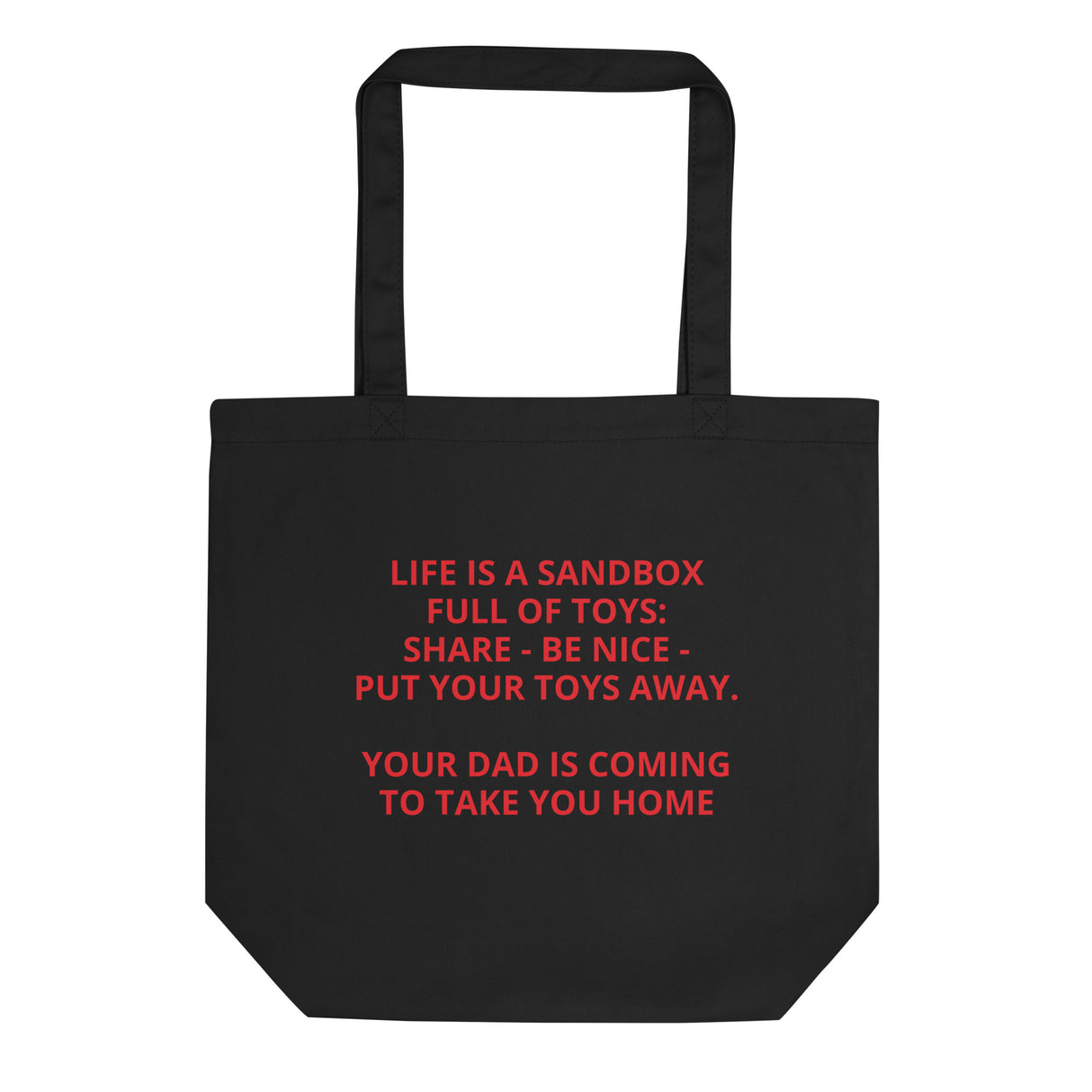 SANDBOX TOYS Eco Tote Bag