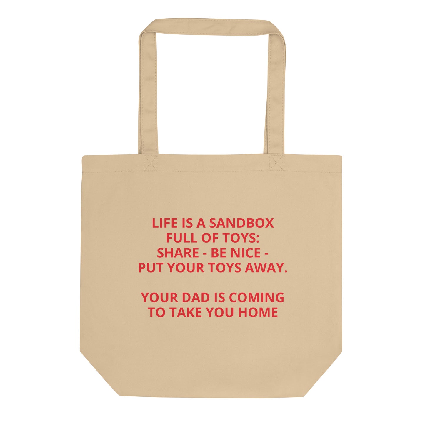 SANDBOX TOYS Eco Tote Bag