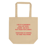 SANDBOX TOYS Eco Tote Bag