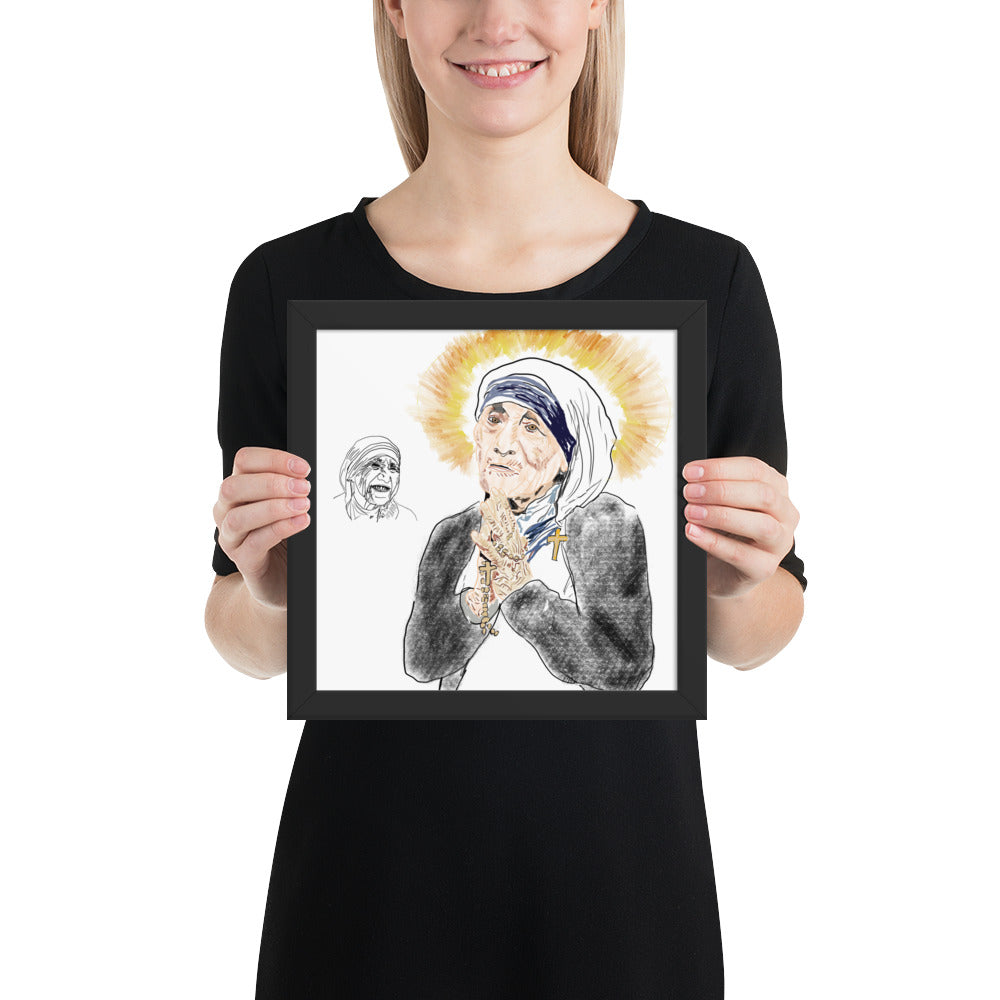 MOTHER TERESA Framed poster