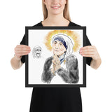 MOTHER TERESA Framed poster