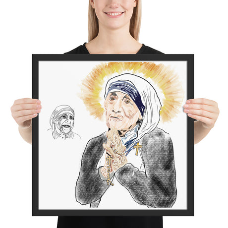 MOTHER TERESA Framed poster