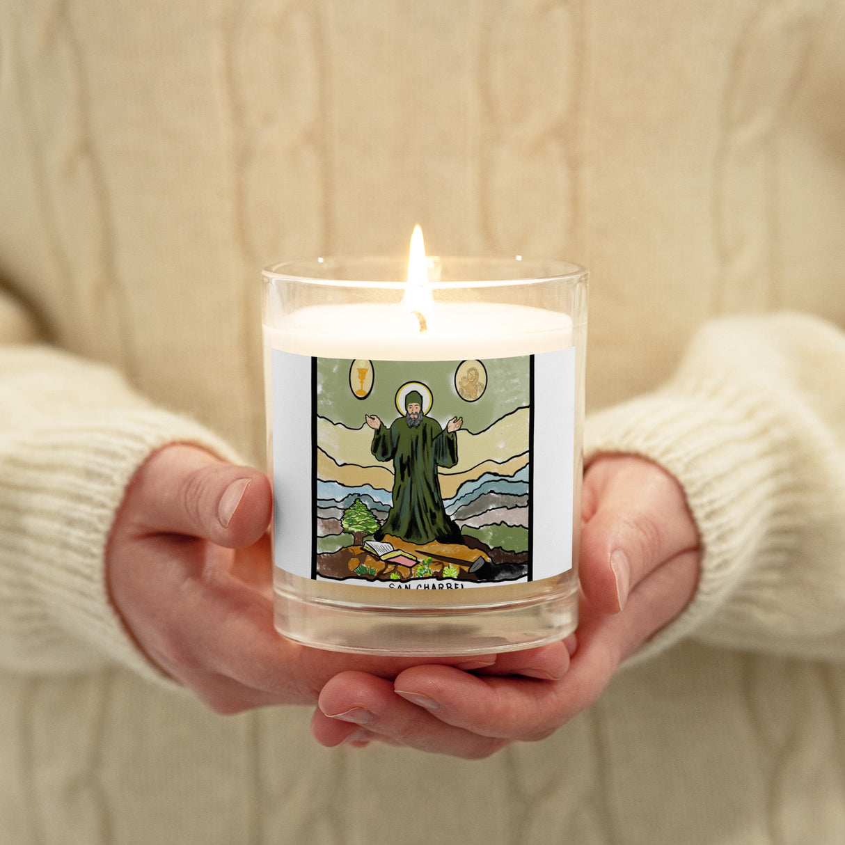 SAN CHARBEL VOTIVE CANDLE