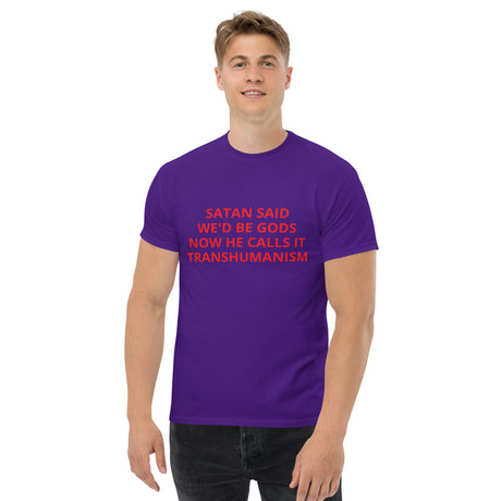 TRANSHUMANISM Men's classic tee