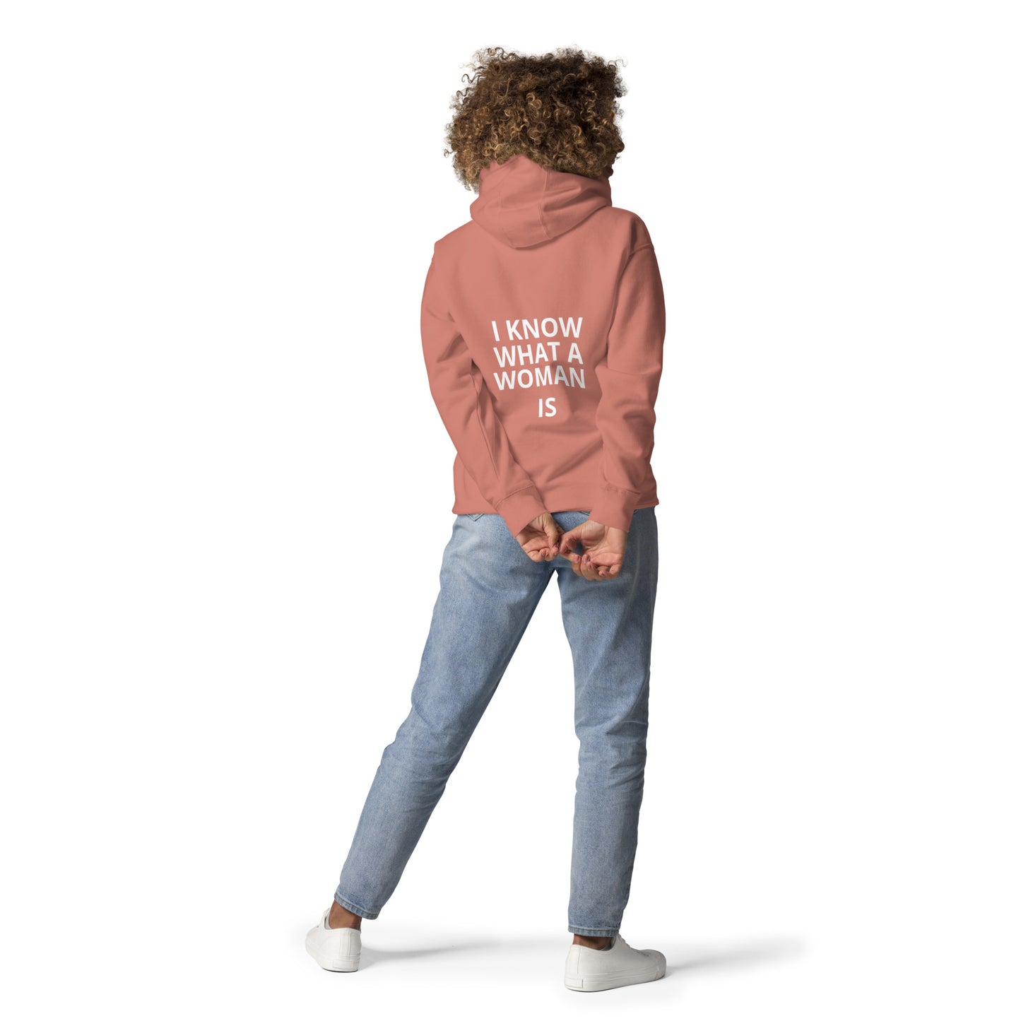 I KNOW WHAT A WOMAN IS HOODIE