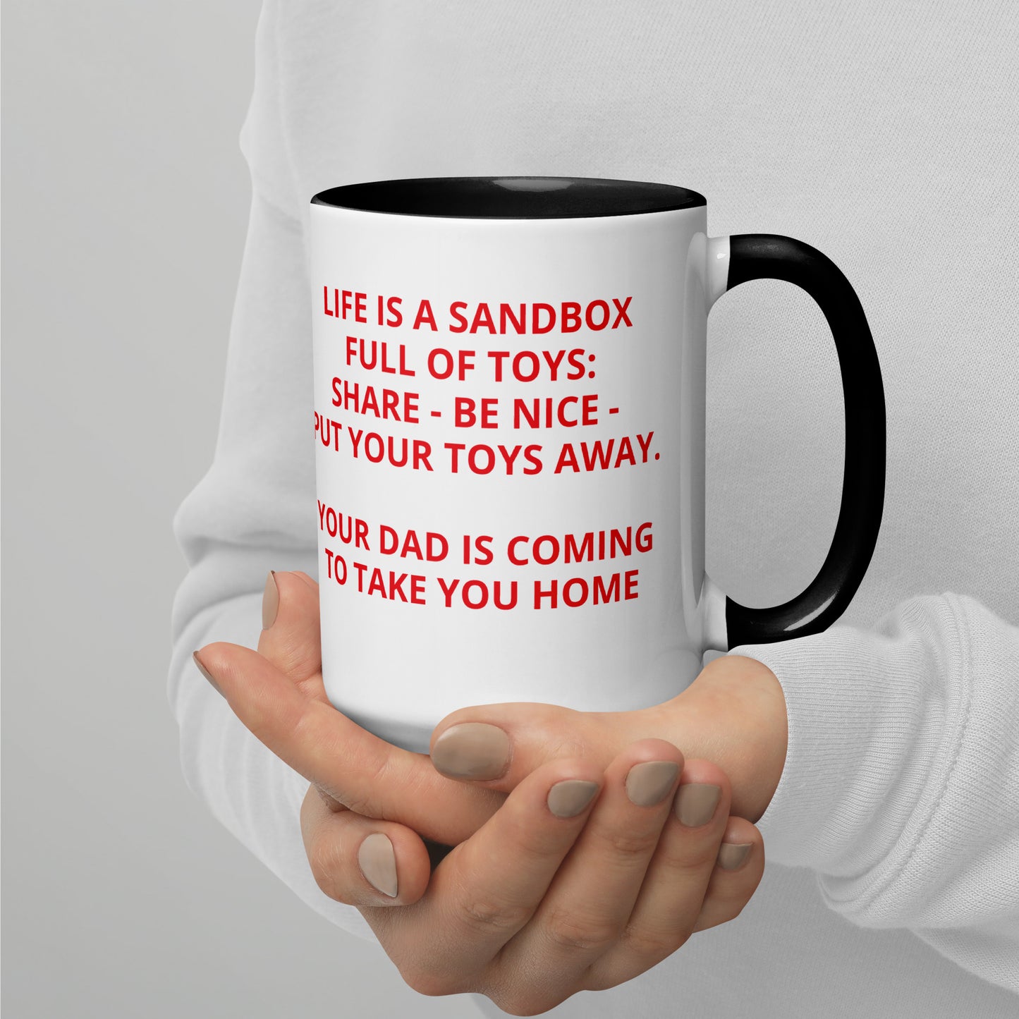 SANDBOX BULLY Mug with Color Inside