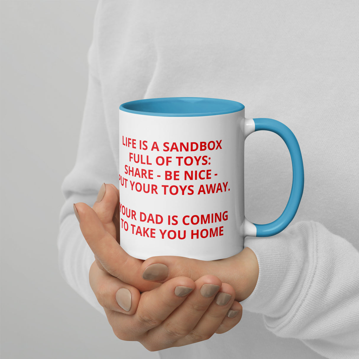 SANDBOX BULLY Mug with Color Inside