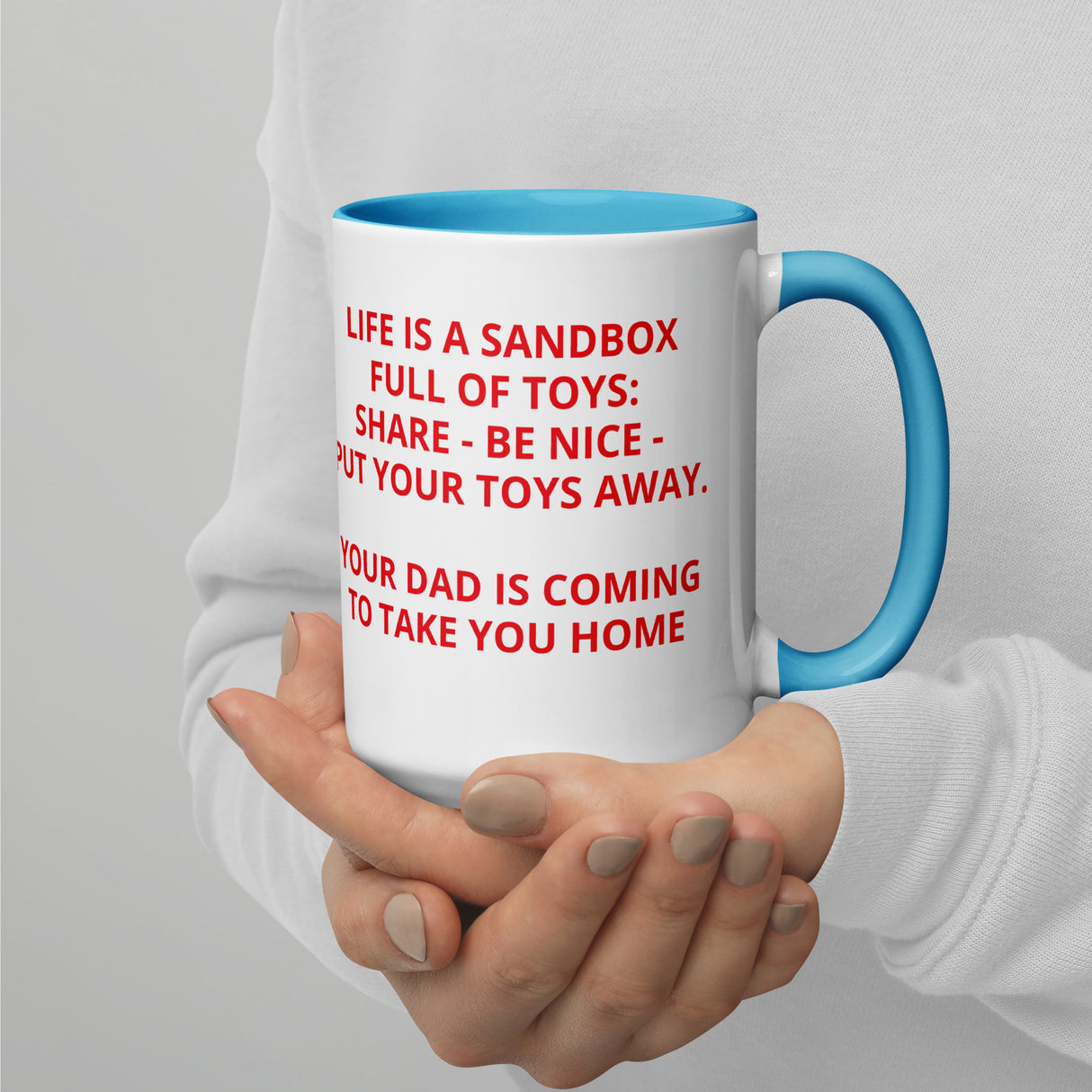 SANDBOX BULLY Mug with Color Inside