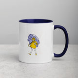 MORTON SALT GIRL Mug with Color Inside