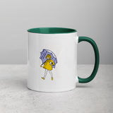 MORTON SALT GIRL Mug with Color Inside