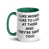 I LIKE WOMEN Mug with Color Inside