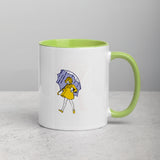 MORTON SALT GIRL Mug with Color Inside