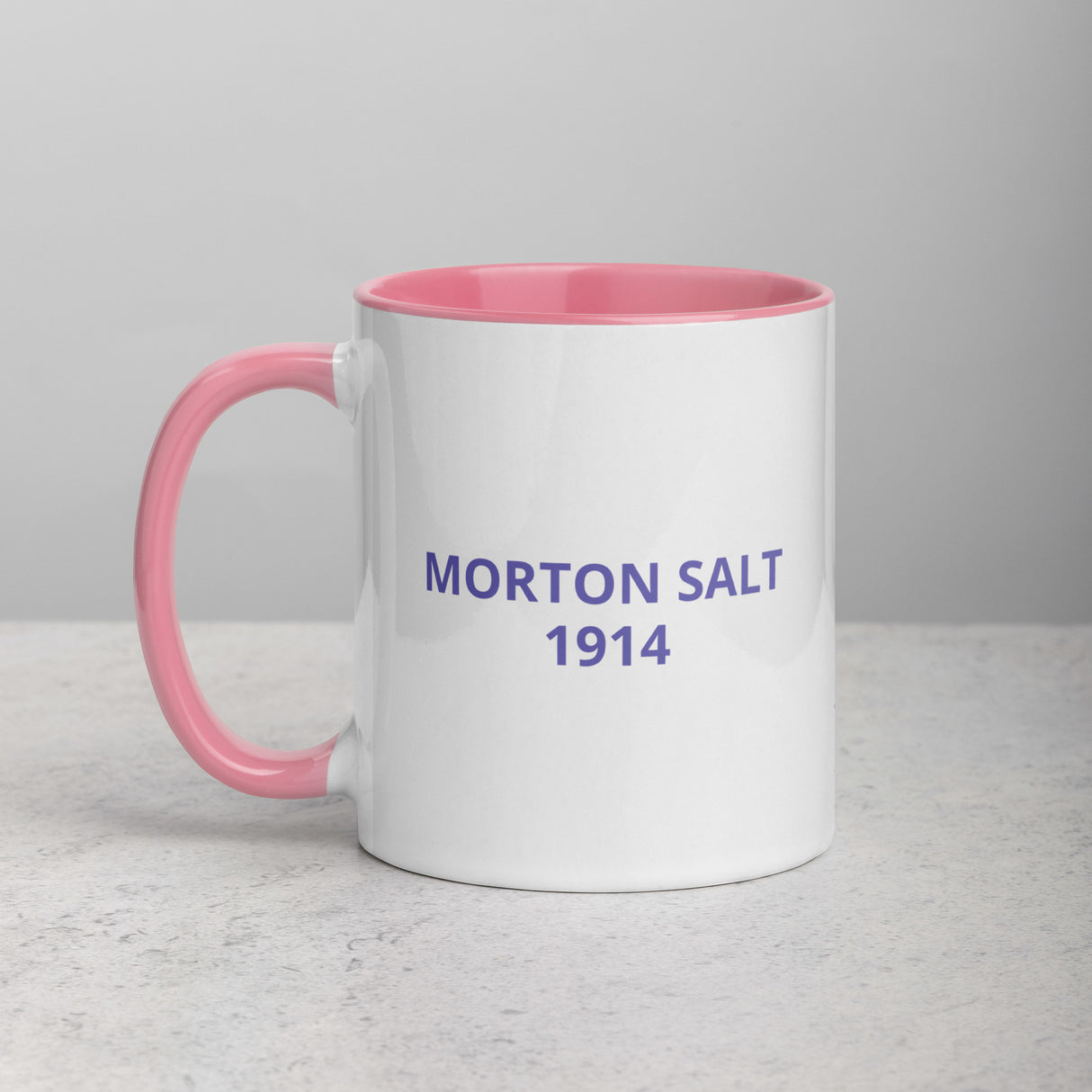 MORTON SALT GIRL Mug with Color Inside