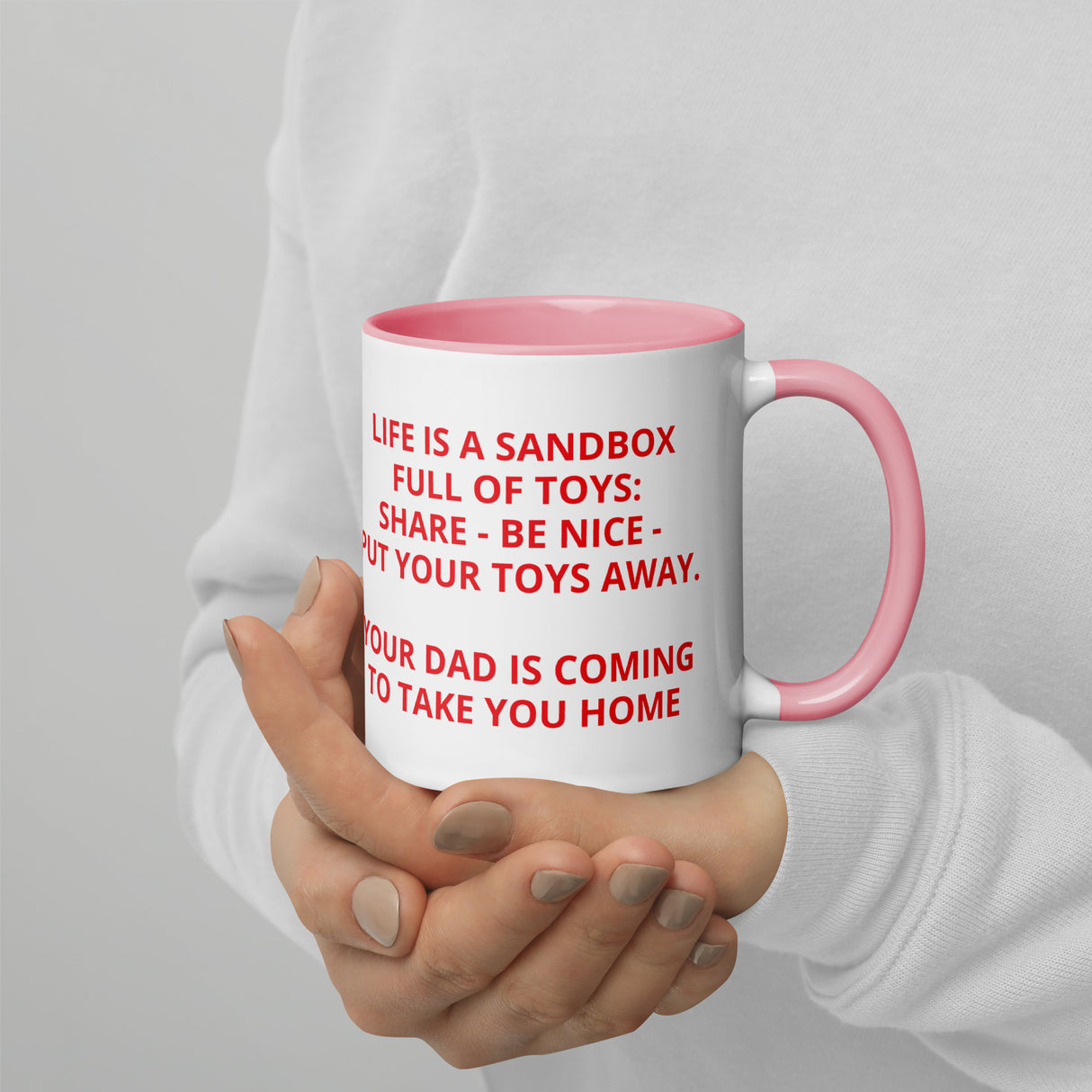 SANDBOX BULLY Mug with Color Inside