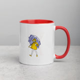 MORTON SALT GIRL Mug with Color Inside