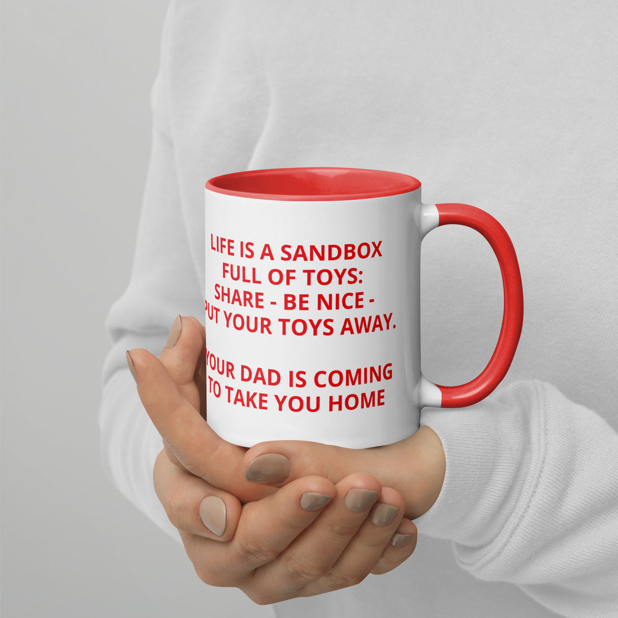 SANDBOX BULLY Mug with Color Inside