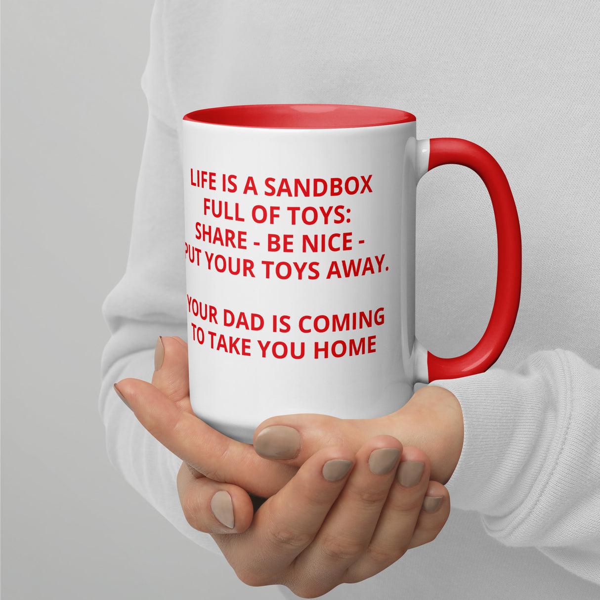 SANDBOX BULLY Mug with Color Inside