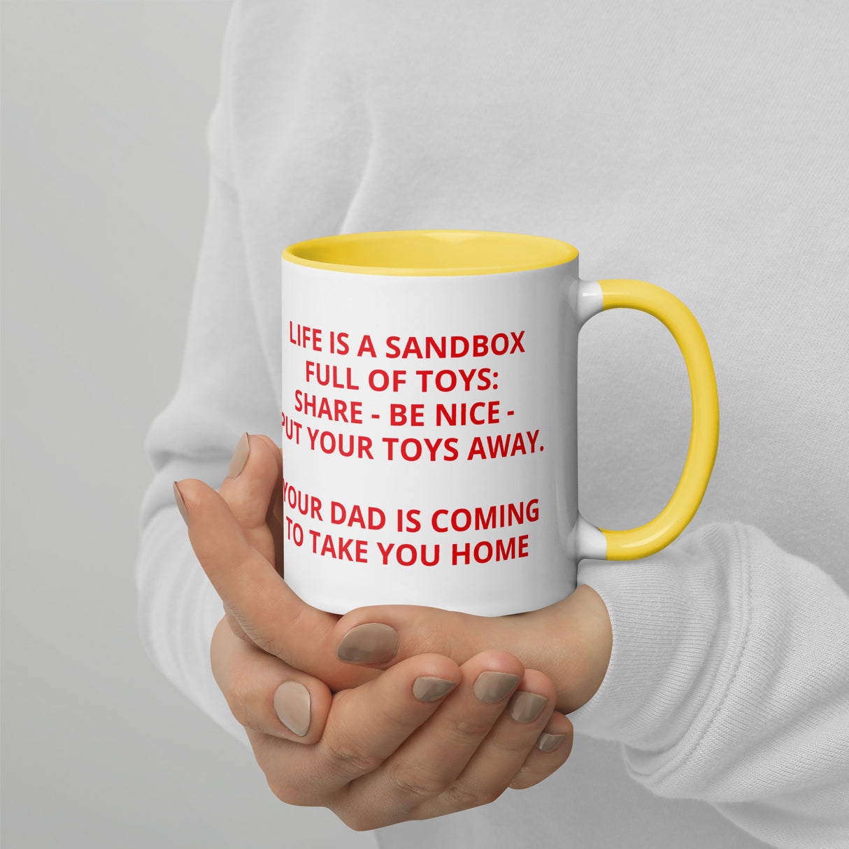 SANDBOX BULLY Mug with Color Inside