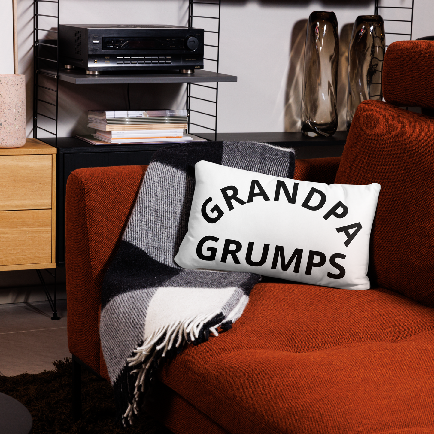 Grandpa Grumps Pillow Case