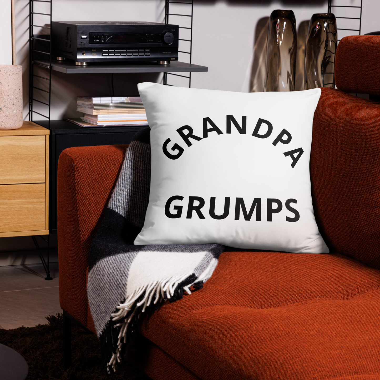 Grandpa Grumps Pillow Case