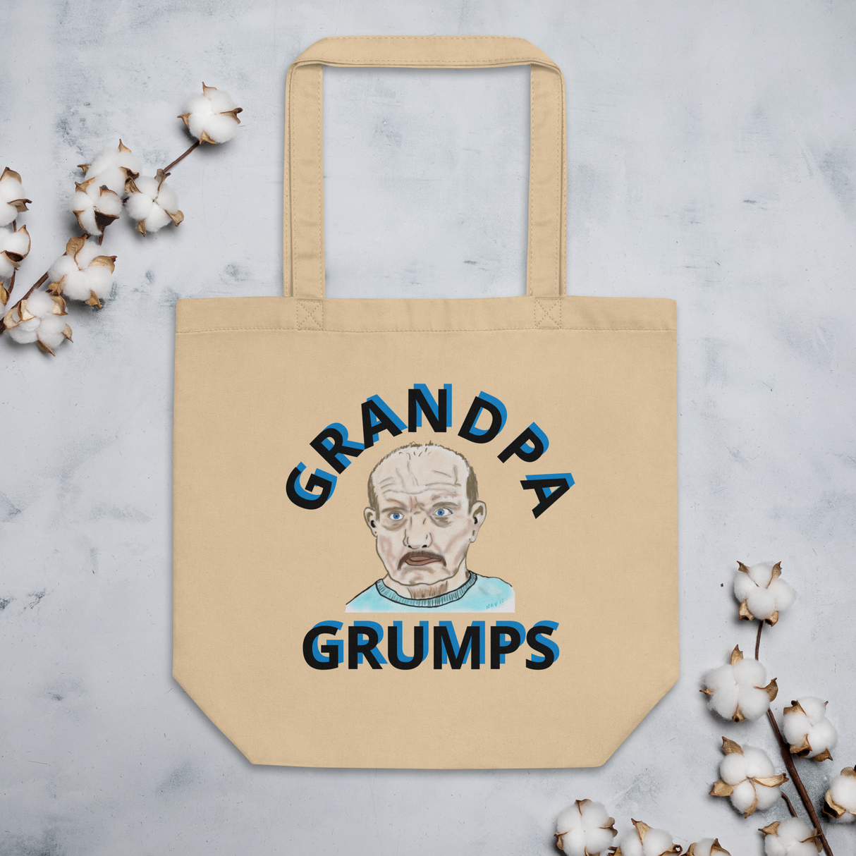 Grandpa Grumps Eco Tote Bag