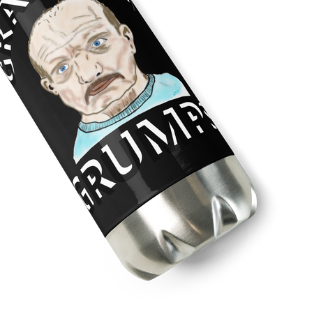 Grandpa Grumps Stainless Steel Water Bottle