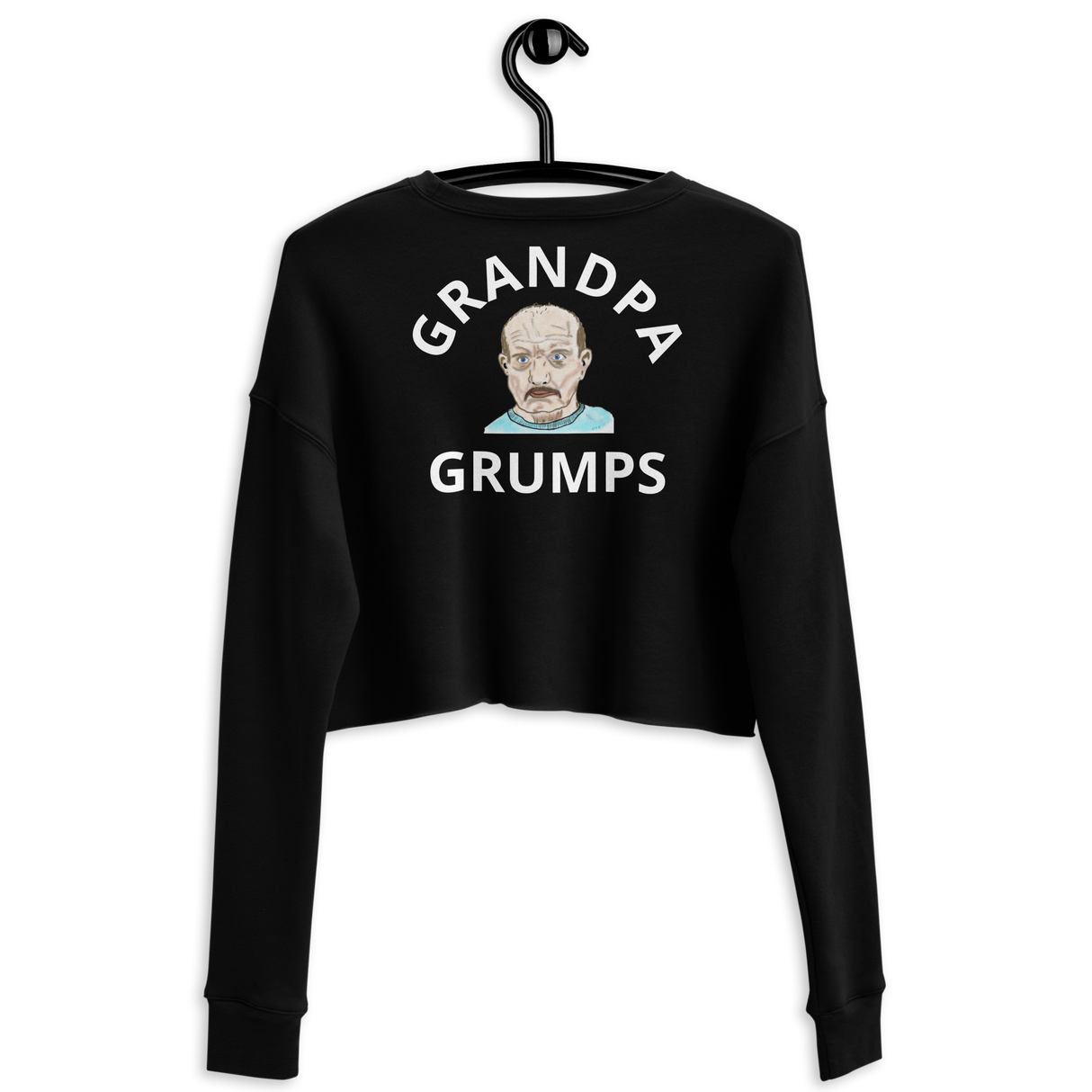 Grandpa Grumps Croptop Sweatshirt