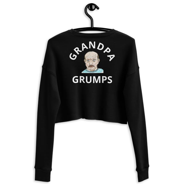 Grandpa Grumps Croptop Sweatshirt