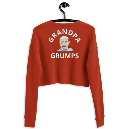 Grandpa Grumps Croptop Sweatshirt