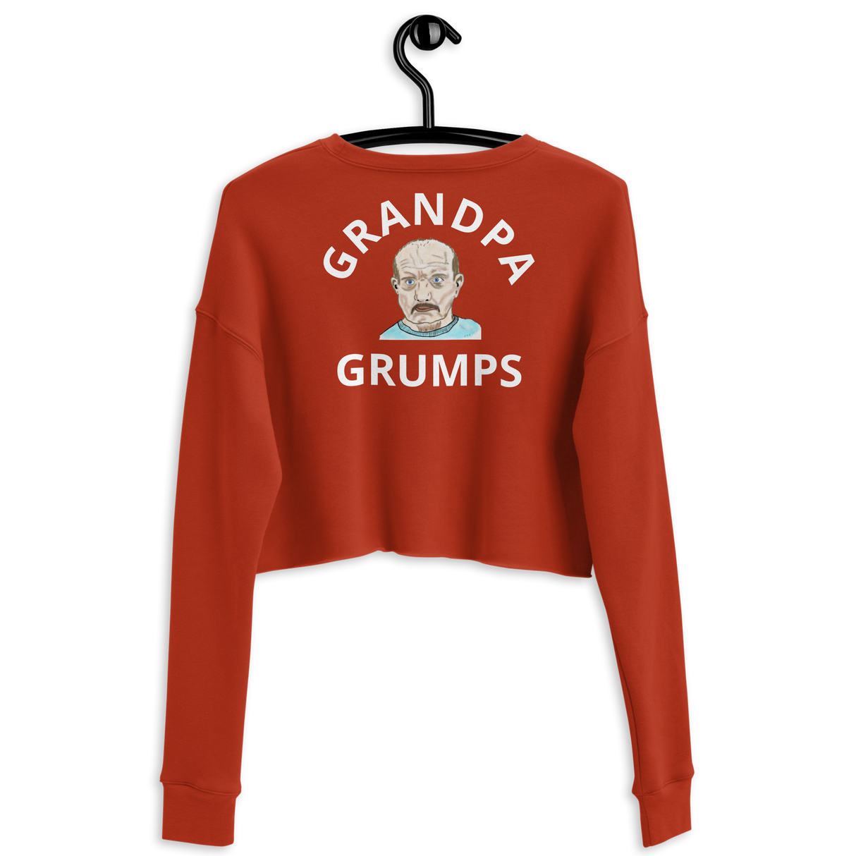 Grandpa Grumps Croptop Sweatshirt